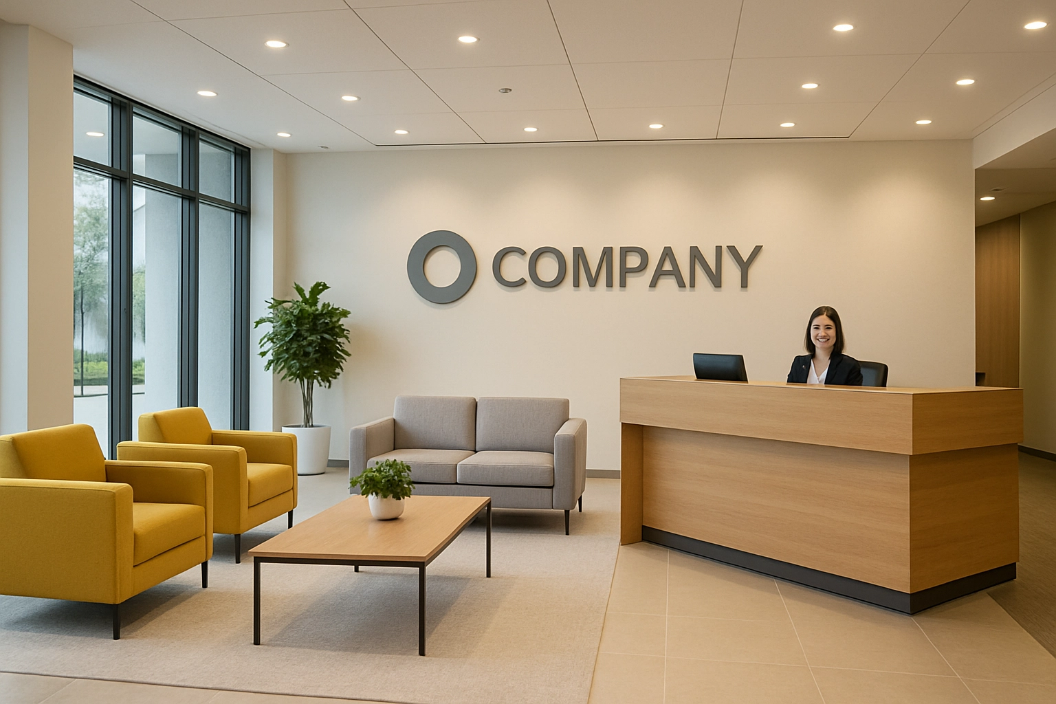 Lobby reception area at Elevation Labs Idaho Falls